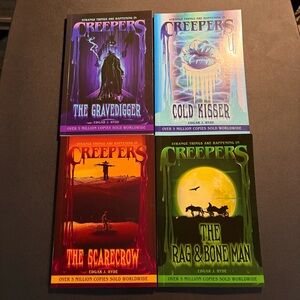 Creepers Book Lot 4 Edgar J Hyde Gravedigger Cold Kisser Scarecrow Rag Bone Man